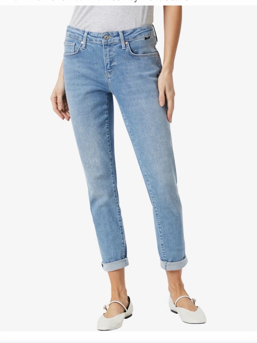 Mavi Light Blue Boyfriend Jeans